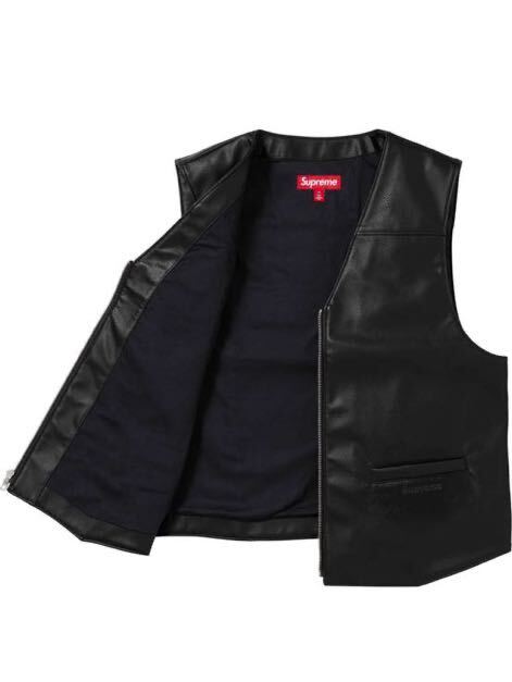 Supreme Toy Machine Faux Leather Vest シュプリーム　レザーベスト　試着のみ_画像3