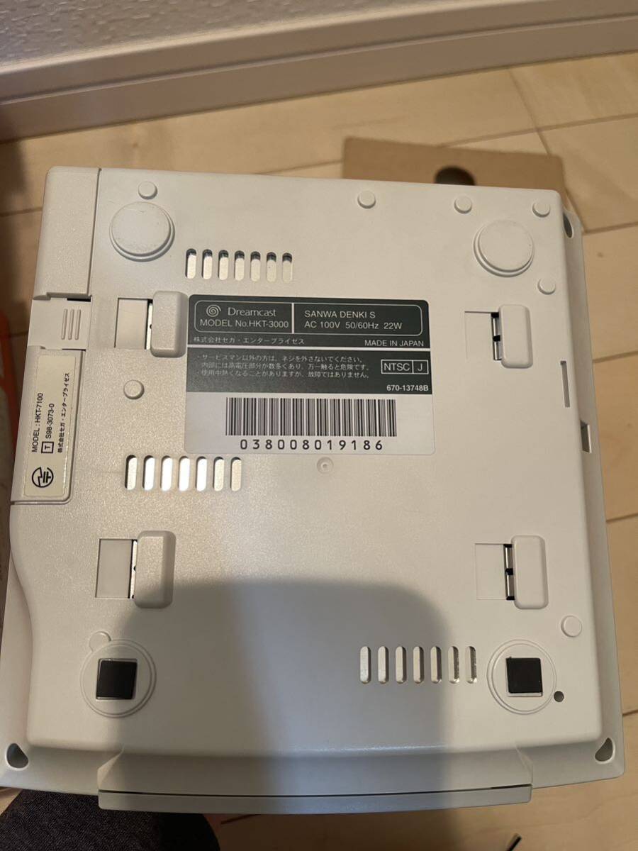 1円から　即決　中古　ドリームキャスト 本体SEGA セガ HKT3000 Dreamcast 完品　_画像9