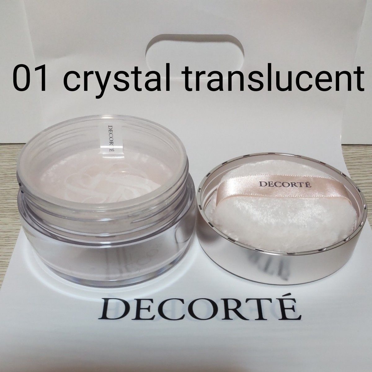 開封済 極美品】コスメデコルテ ルースパウダー 20g(01 crystal 開封済 極美品】コスメデコルテ ルースパウダー 20g(01 crystal