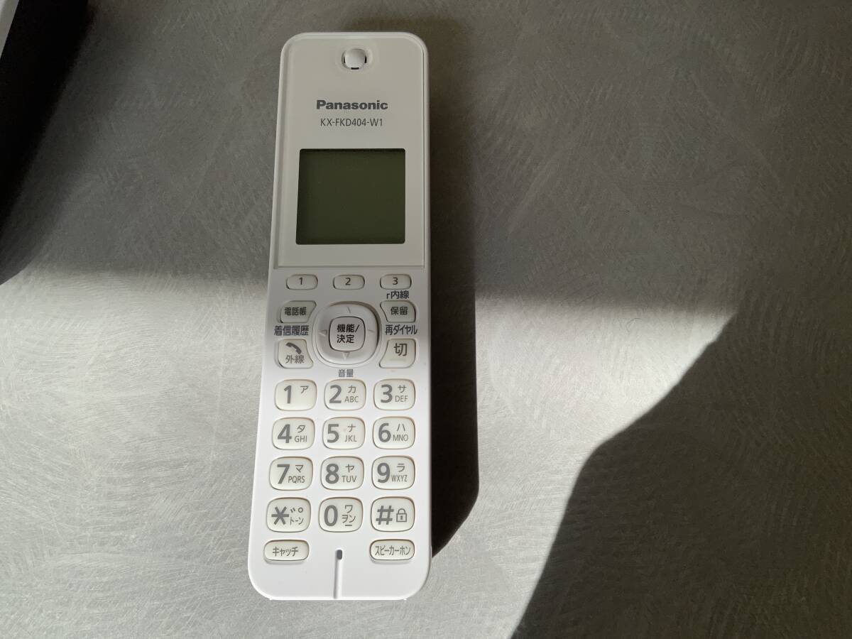 Panasonic Panasonic cordless telephone telephone machine VE-GD24-W cordless handset PNLC1058