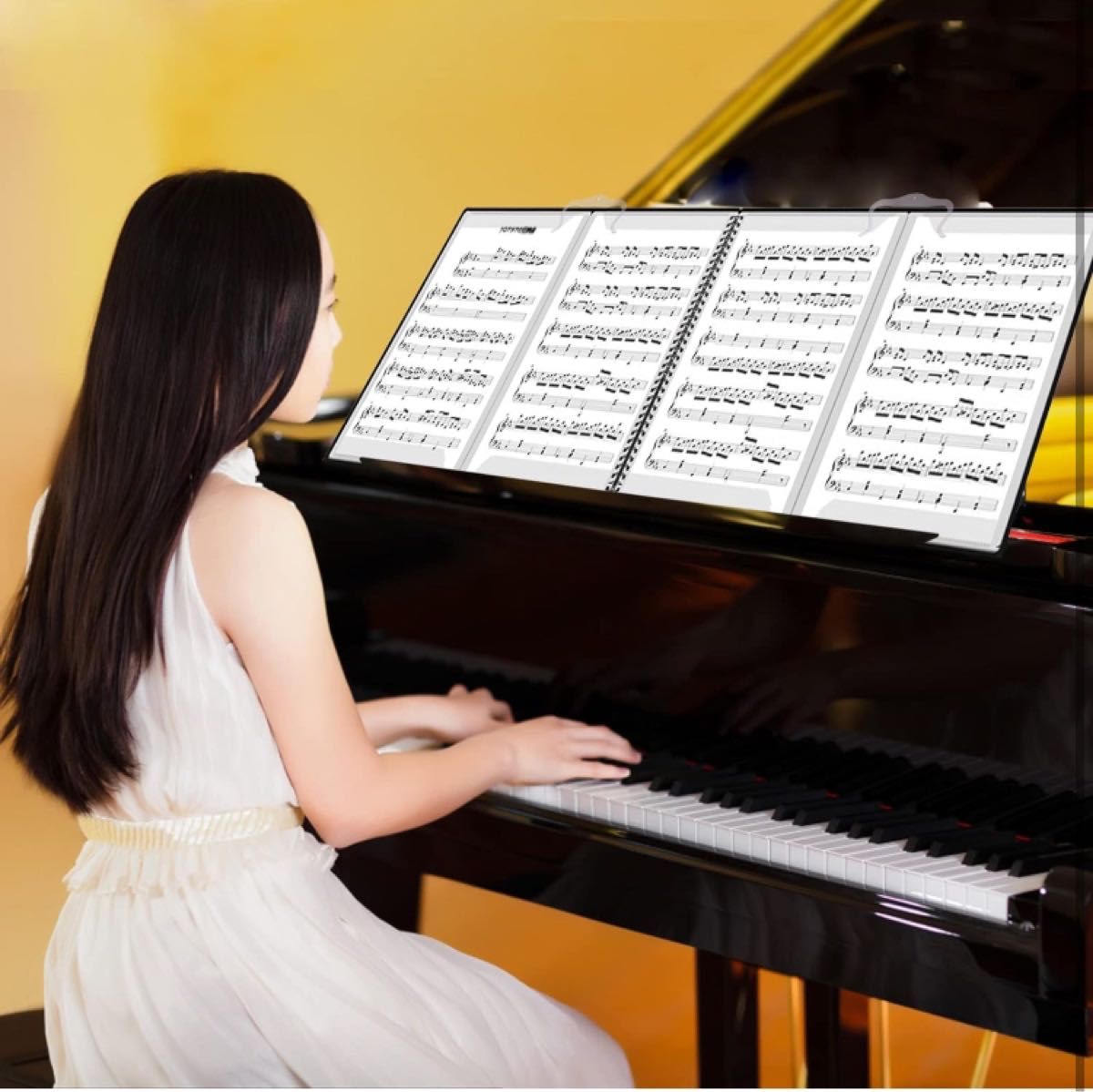 楽譜ファイル 譜面ファイル 楽譜ホルダー 4面 書き込める A3 A4サイズ