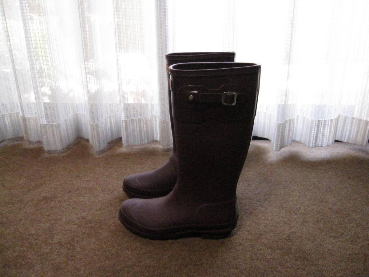 HUNTER Hunter rain boots .. purple 22cm-22.5cm UK3 EU35/36 USED clean rainwear boots 