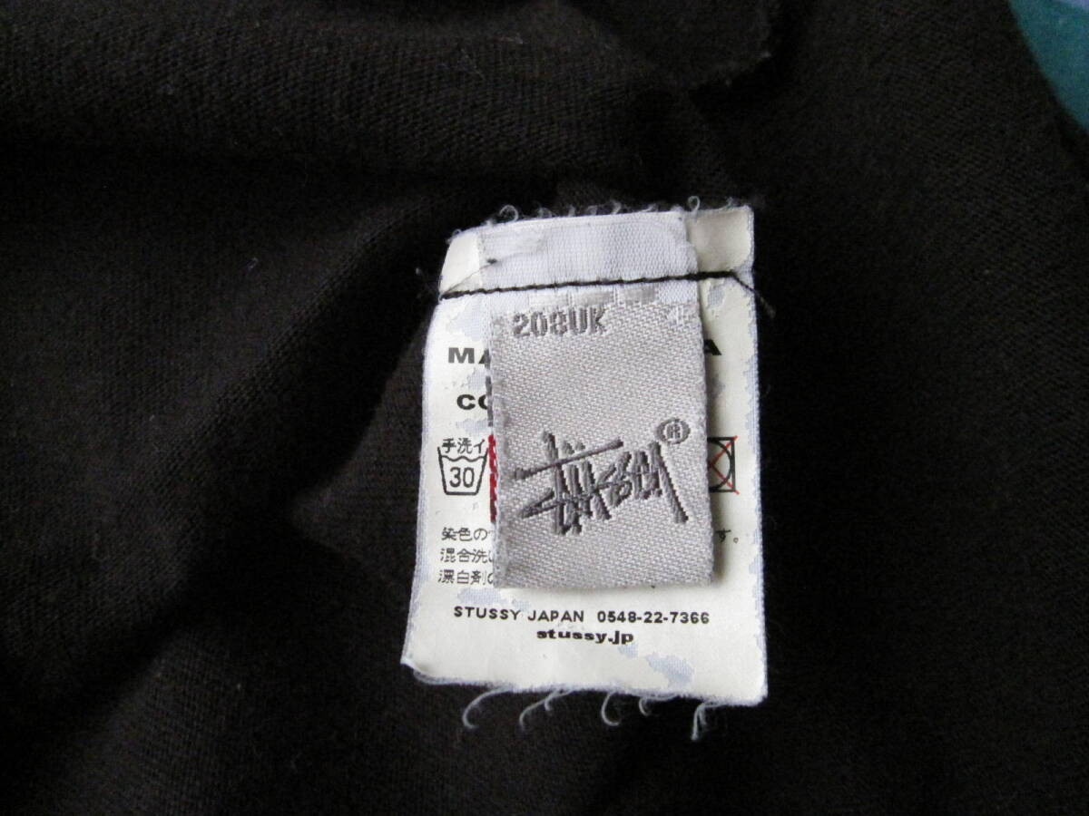 USA製 OLD STUSSY ステューシー 半袖Tシャツ サイズL ブラック 綿100 USEDキレイ_画像4