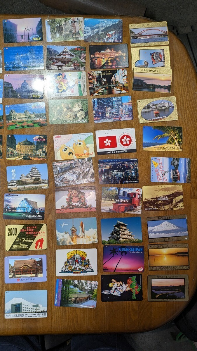 テレカ未使用 テレホンカード JAL のぞみ 風景 お城 富士山 観光名所 の画像1
