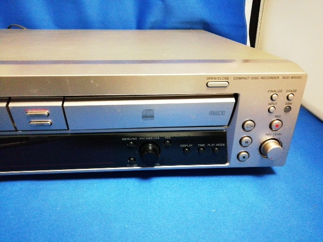 【u75】SONY RCD-W500C ソニー 5連装CDチェンジャー　CDレコーダー 動作確認済み_画像5