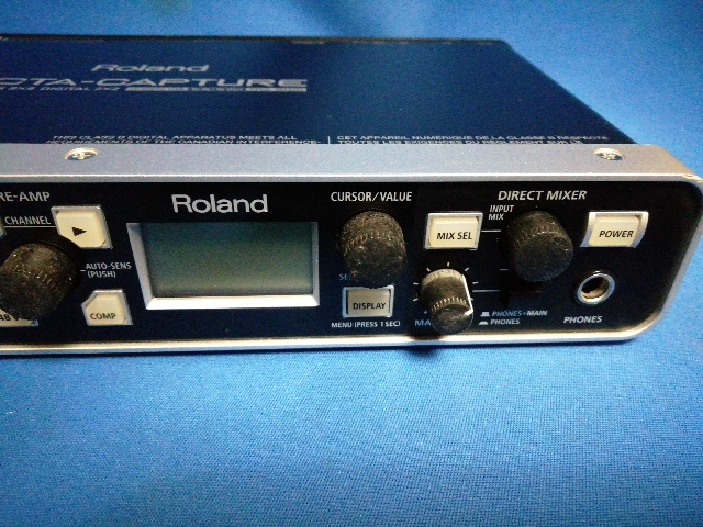【k39】Roland OCTA-CAPTURE UA-1010 ローランド オーディオインターフェイス 通電のみ確認_画像6