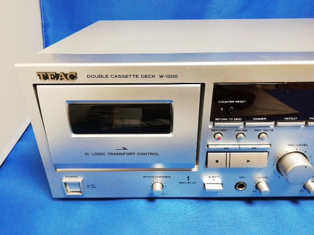 9532円 【u76】TEAC W-1200 ティアック ダブルカセットデッキ 9532円 【u76】TEAC W-1200 ティアック ダブルカセットデッキ