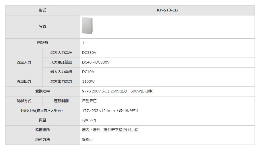 オムロン　太陽光パネル用　昇圧ユニット　1ヶ月使用_画像2