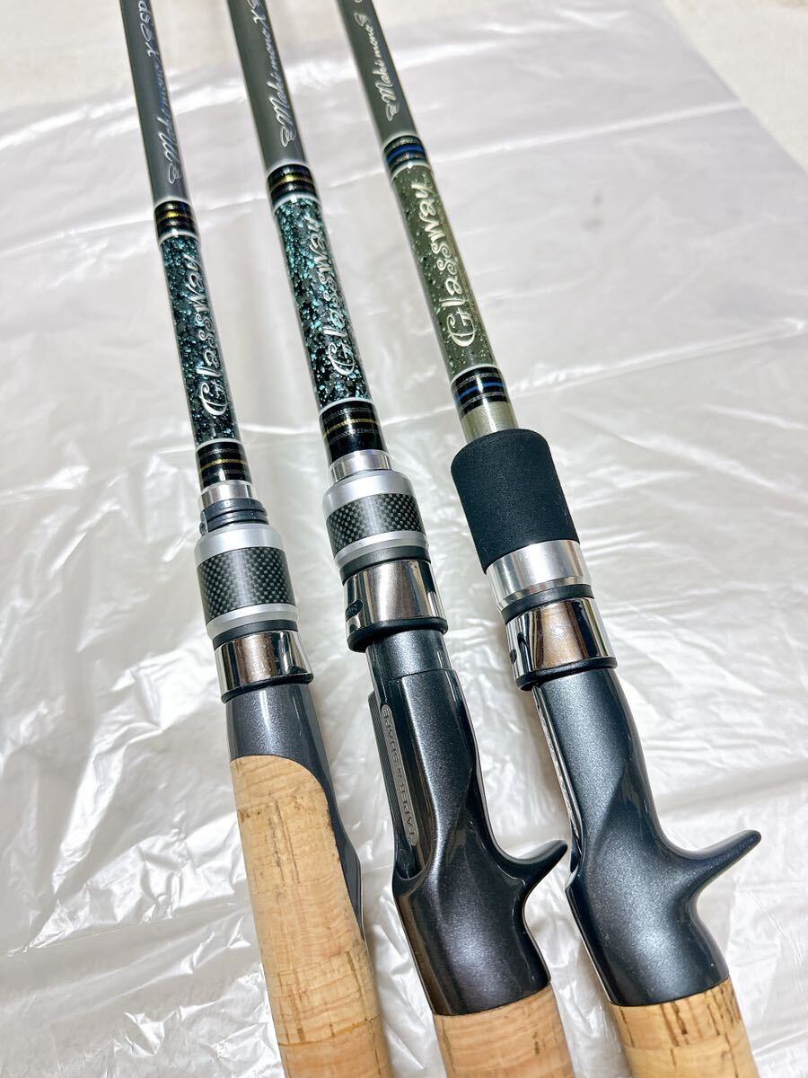 【人気グラスロッド3点セット】テーパーアンドシェイプ マキモノX GMMXC-67MMHB GMMXS-SP67LLB GMMC-63MB TAPER & SHAPE Maki mono X_画像1