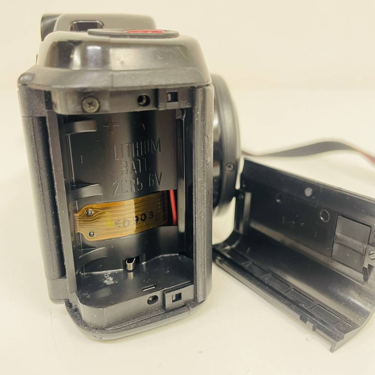 Canon Autoboy TELE QUARTZDATE キャノン オートボーイ シャッター確認 フィルムカメラ ブラックボディ【K0322】の画像9