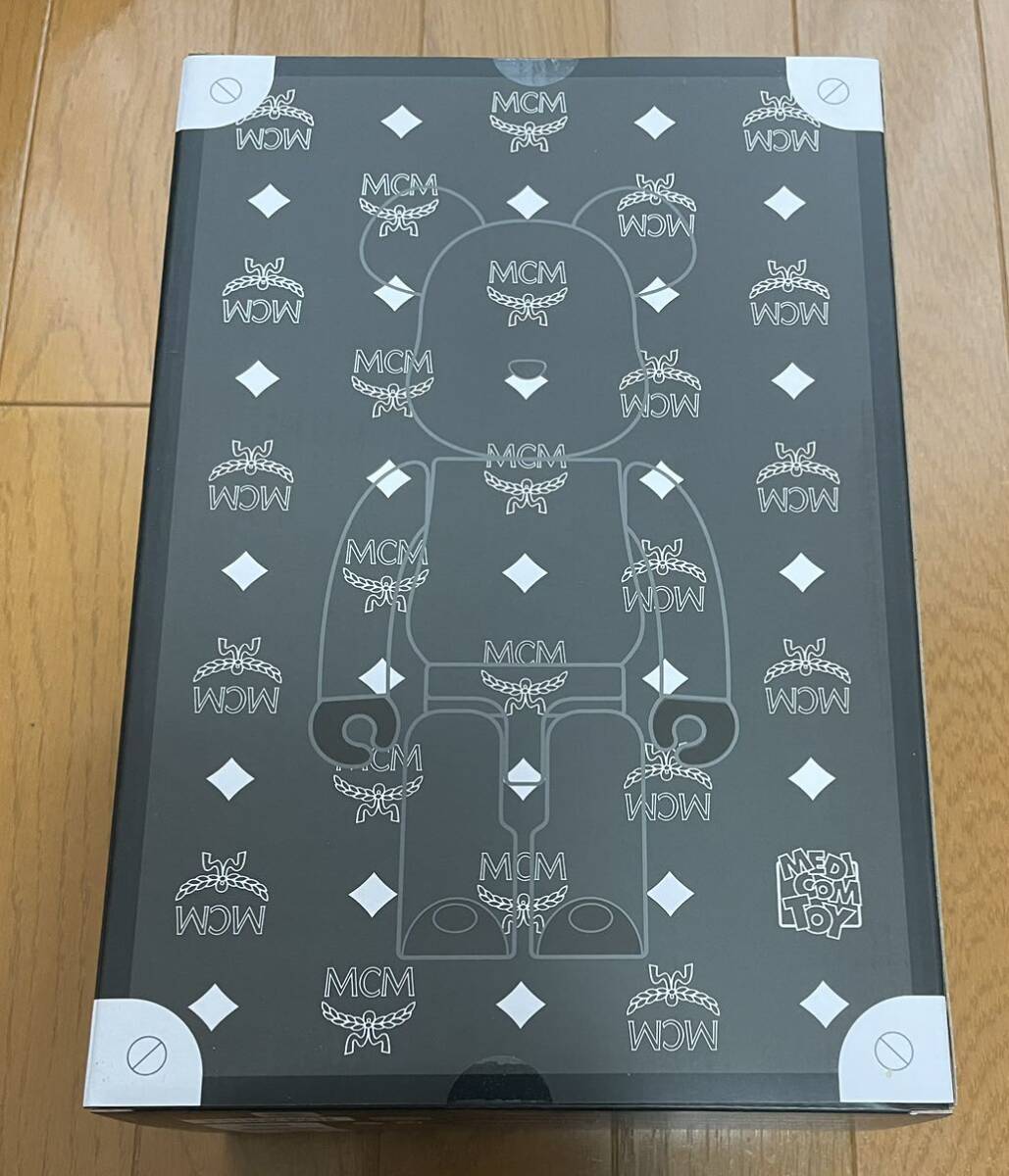 ベアブリック　MCM BLACK Ver. BE@RBRICK ※400%のみ　限定品　エムシーエム　Modern Creation Mnchen ベルリン　ミュンヘン　バック　黒_画像5