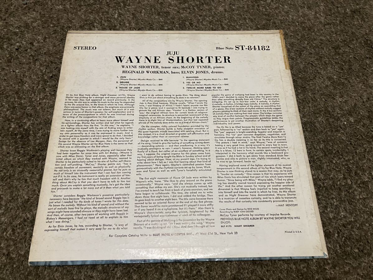 直輸入van 刻印　wayne shorter ウェインショーター　juju blue note_画像7