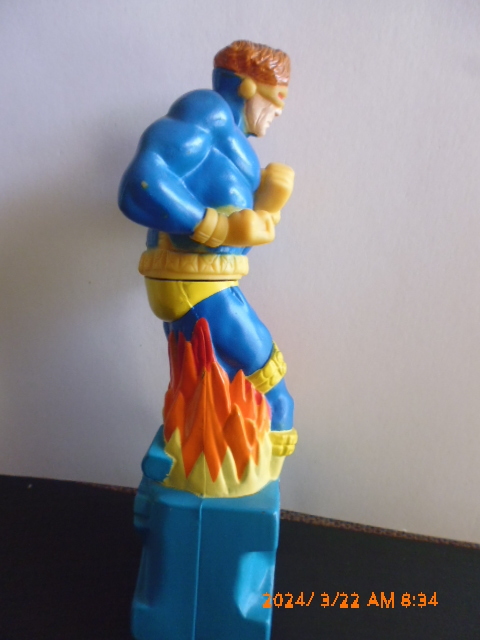 X メン　ビンテージ　X-Men サイクロプス　Cyclops Soaky Figure　1994年空きバブルバスボトル　_画像5