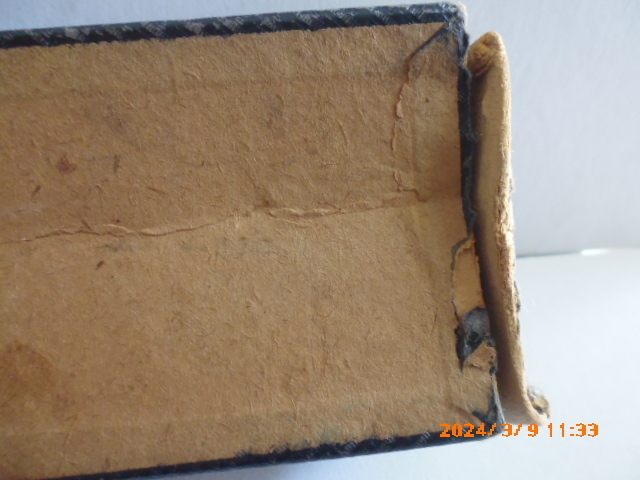 アンテイーク　Antique １００年以上前の古い英国の紙箱　破損有り_画像6