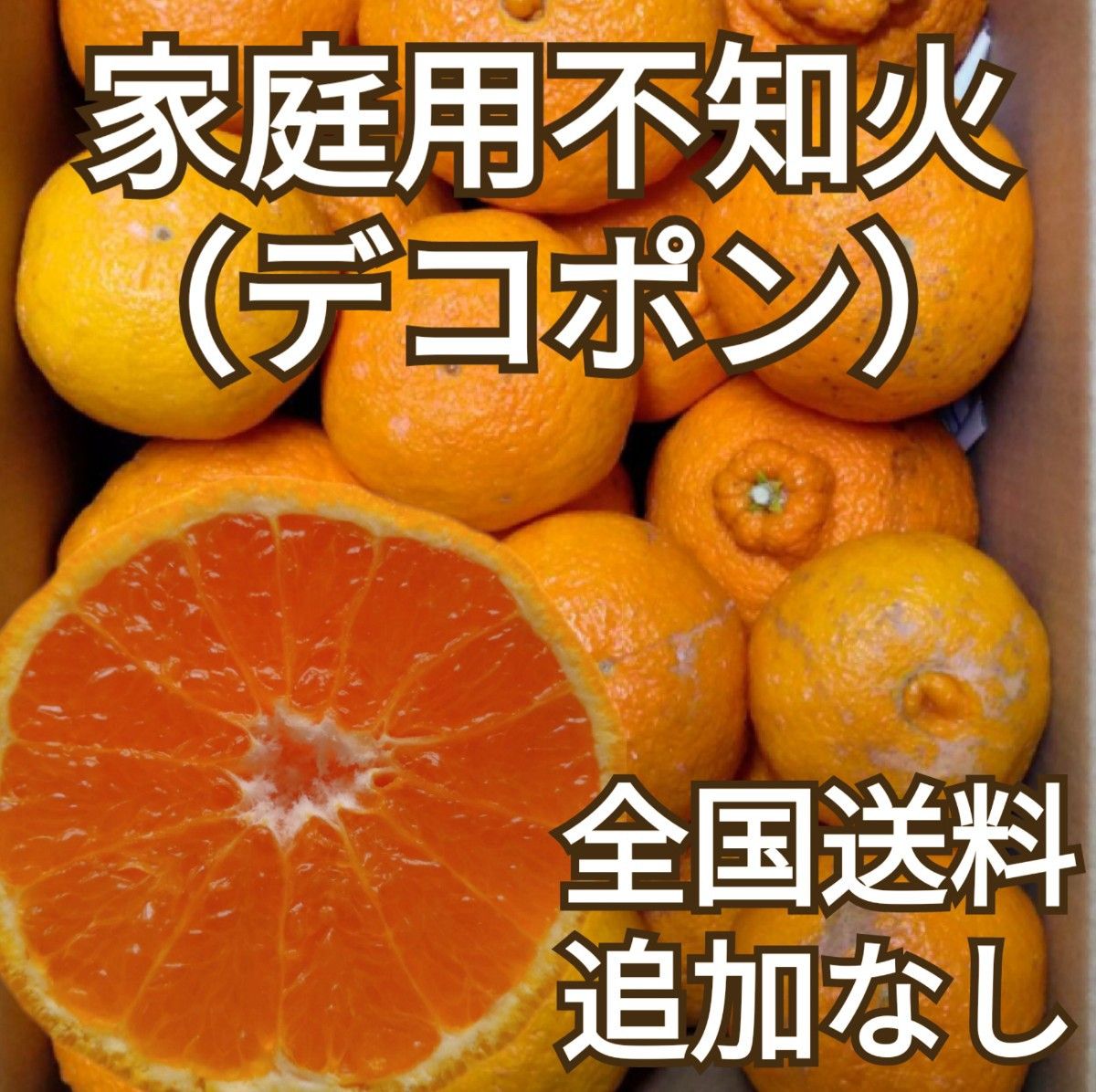 家庭用不知火（デコポン）　箱込み約4kg　果物　柑橘　みかん