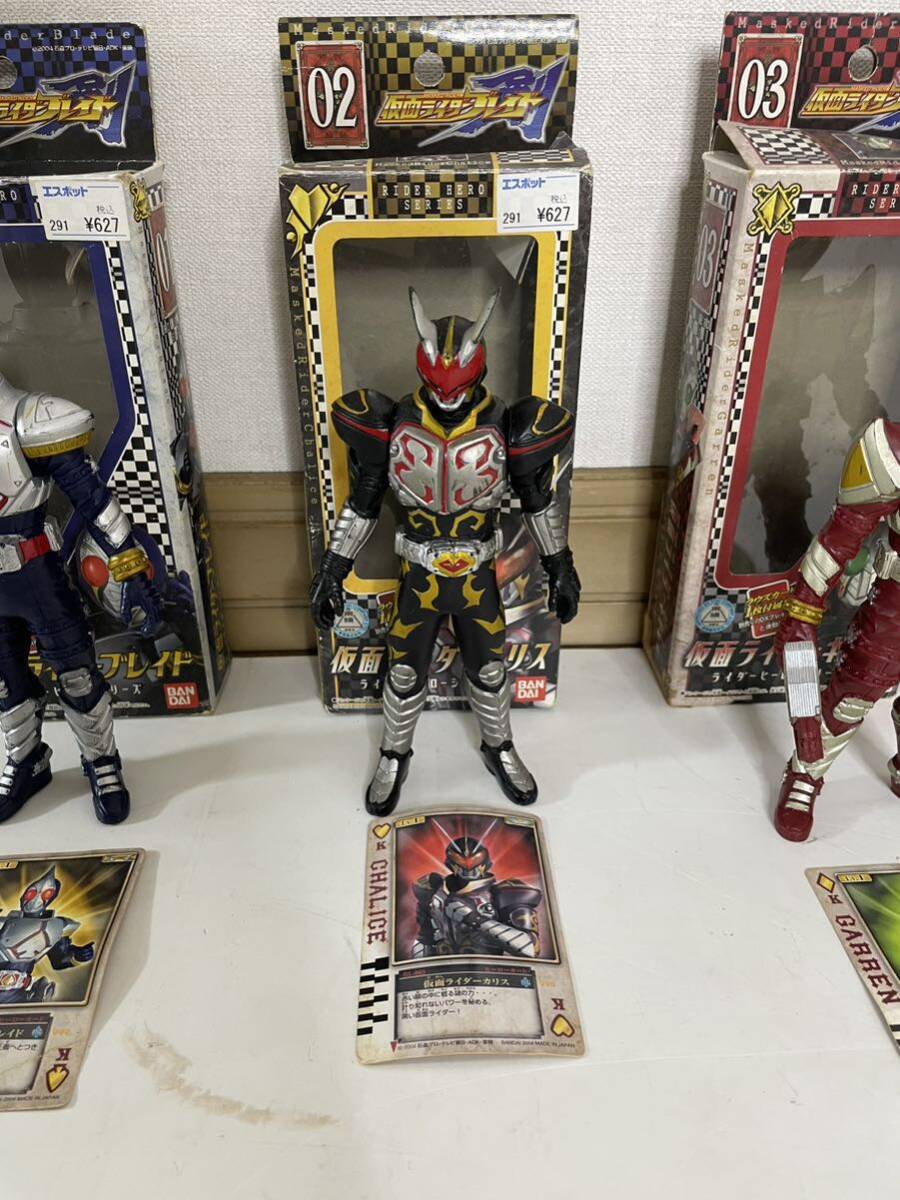 BANDAI 仮面ライダー ブレイド　1.2.3.4.7 /仮面ライダークウガ/仮面ライダーフォーム　ソフビ フィギュア _画像4