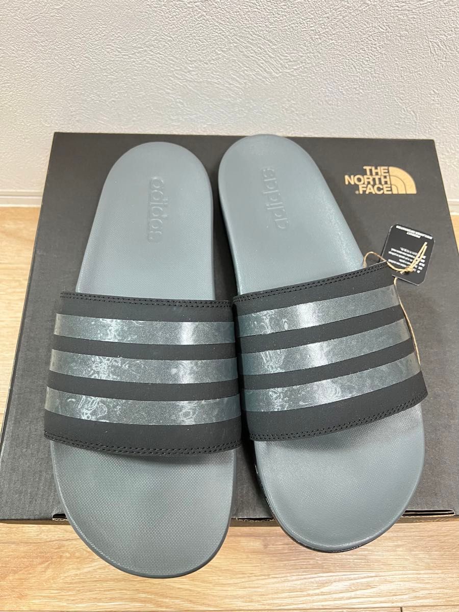 新品 Adidas adilette comfort シャワーサンダル　メンズ　ブラック　28.5cm GX4303 