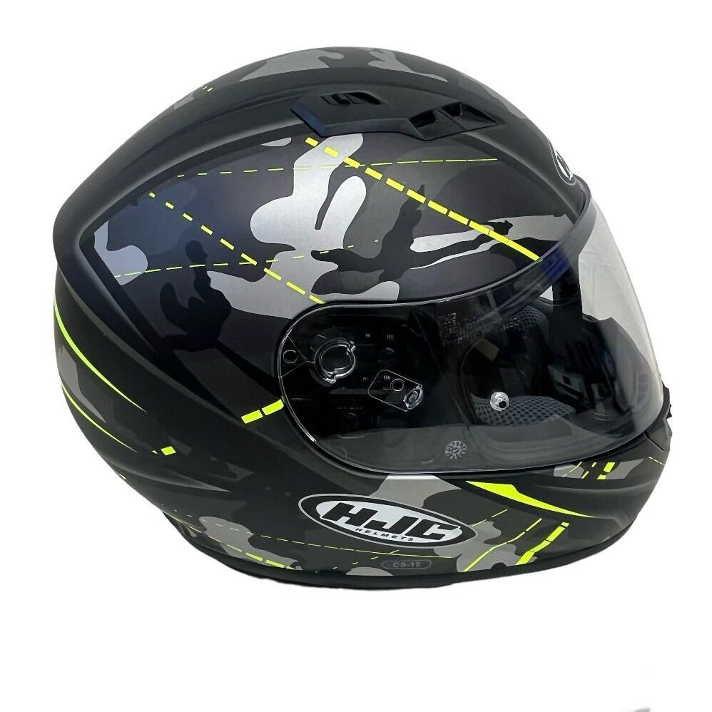 ★美品 HJC CS-15 ヘルメット フルフェイスヘルメット ヘルメット Lサイズ 58cm 59cm 製造日2021年12月 バイク用品 バイク オートバイの画像5