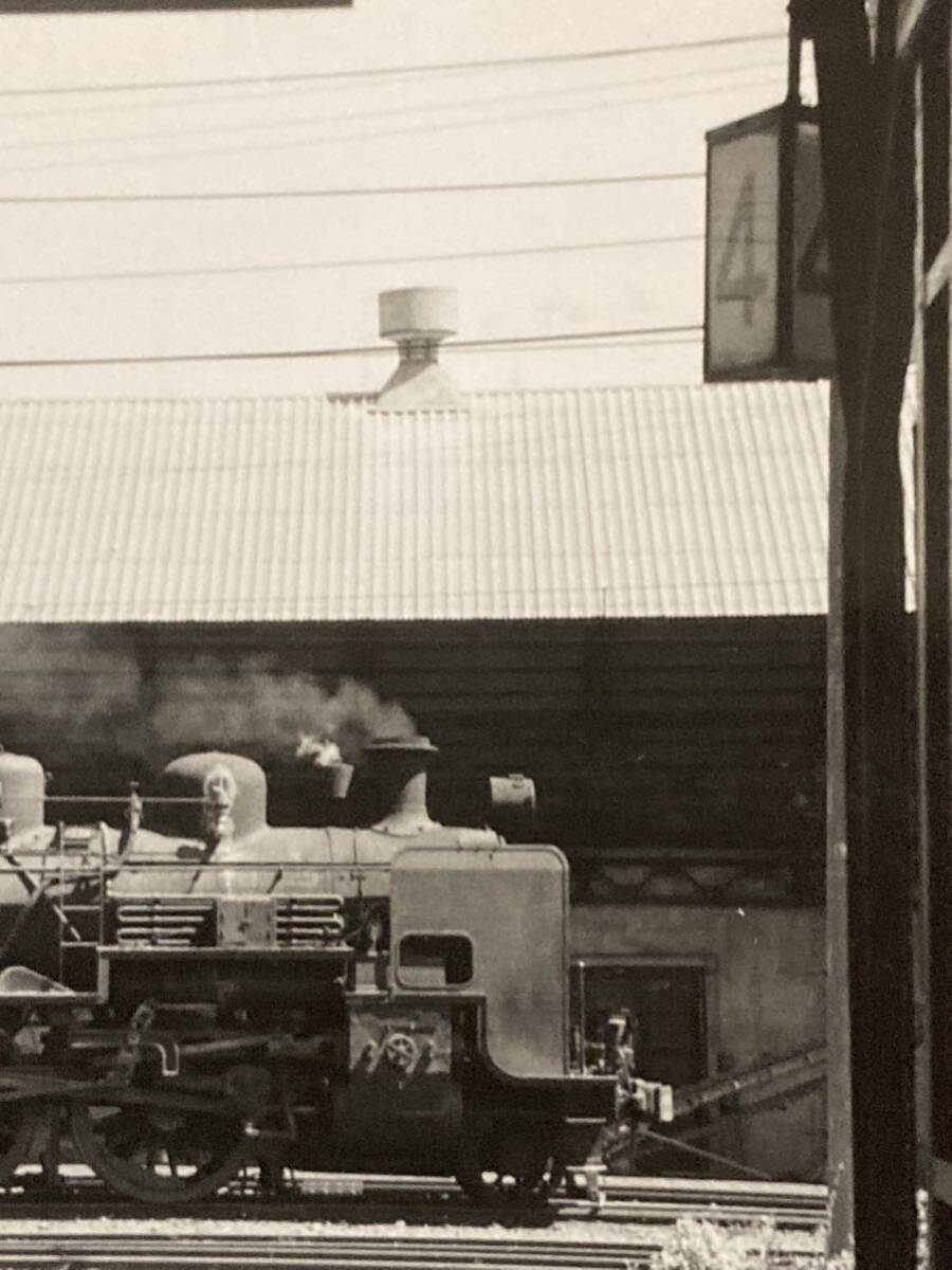 昭和鉄道写真：東北本線小山駅のC50 128[小山]。1965年8月撮影。11.2×15.7㎝。の画像3