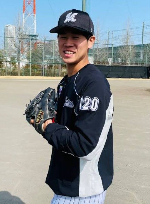 【実使用】千葉　ロッテ　マリーンズ　田中　ビジター　ユニフォーム　ミズノプロ　本人サイズ