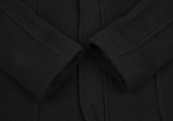  Sunao Kuwahara sunao kuwahara шерсть капот установка и снятие Zip выше пальто чёрный S