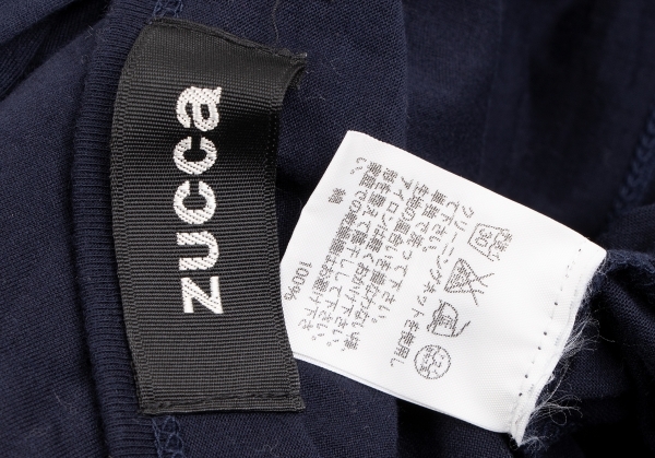  Zucca zucca product dyeing hem race switch no sleeve tunic navy blue M