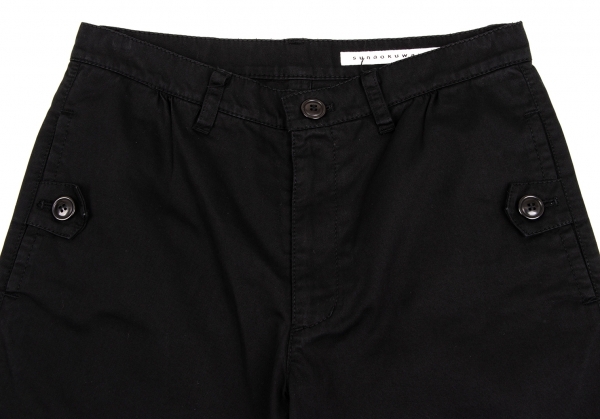  Sunao Kuwahara sunao kuwahara product dyeing cotton short pants black S