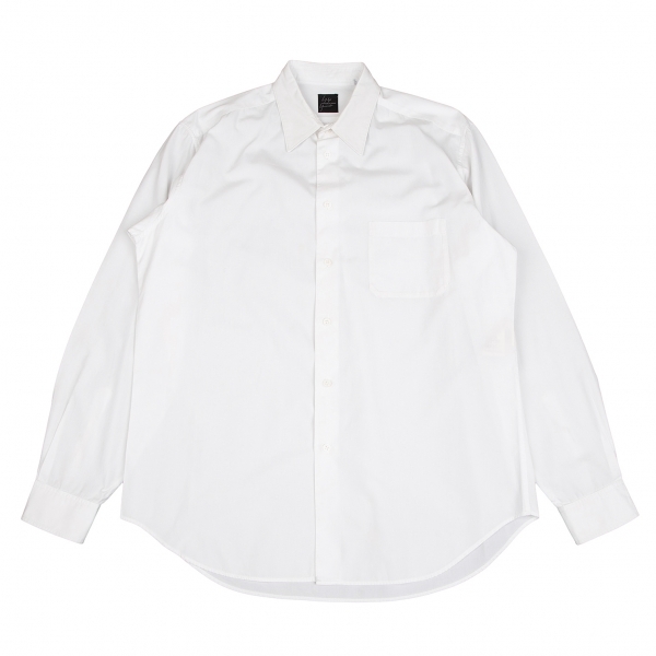 ヨウジヤマモトコスチュームドオムYOHJI YAMAMOTO COSTUME D'HOMME コットンベーシックシャツ 白3の画像1