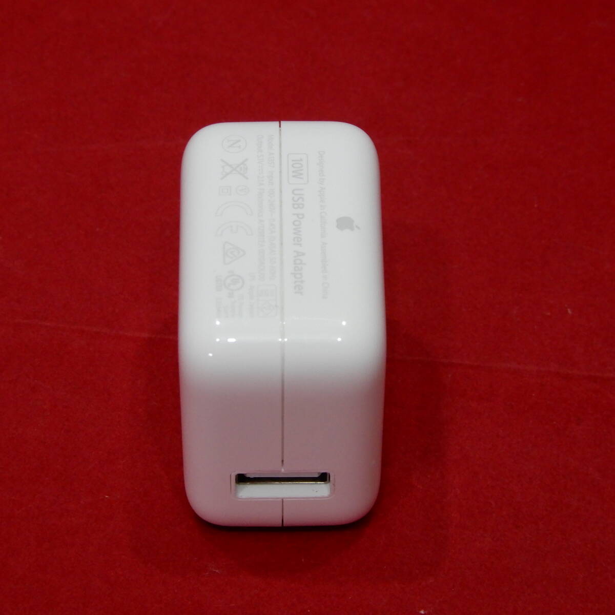 APPLE 10W USB 電源アダプタ　A1357　純正品 5個セット　NO.221223020_画像5