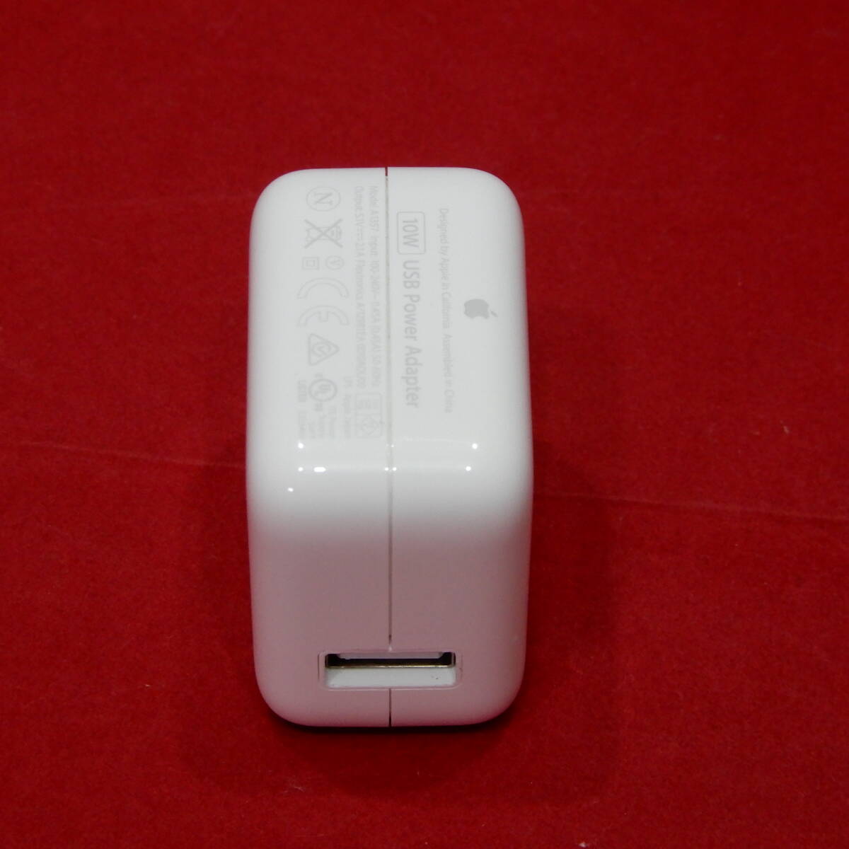 APPLE 10W USB 電源アダプタ A1357 純正品 5個セット NO.221223021の画像5