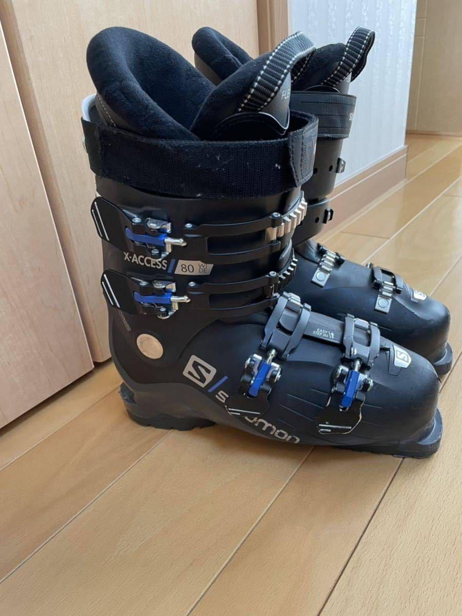 27.0-27.5㎝★SALOMON X ACCESS 80 WIDEスキーブーツ サロモン USED ★_画像4