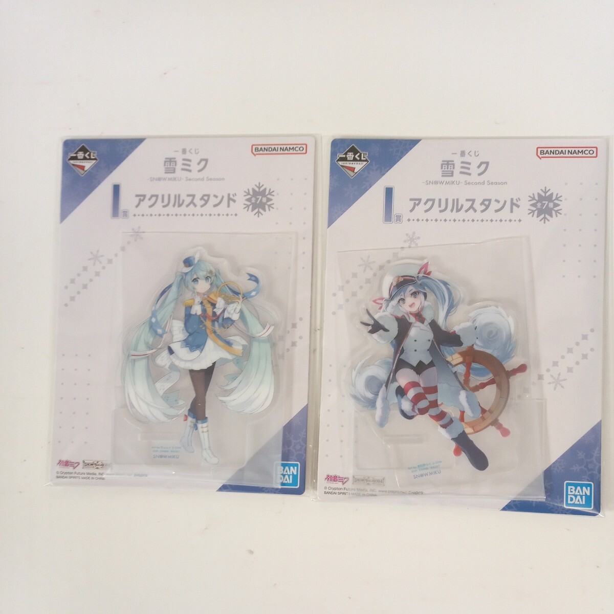 一番くじ 雪ミク SNOW MIKU Second Season I賞 アクリルスタンド 2種セット_画像1