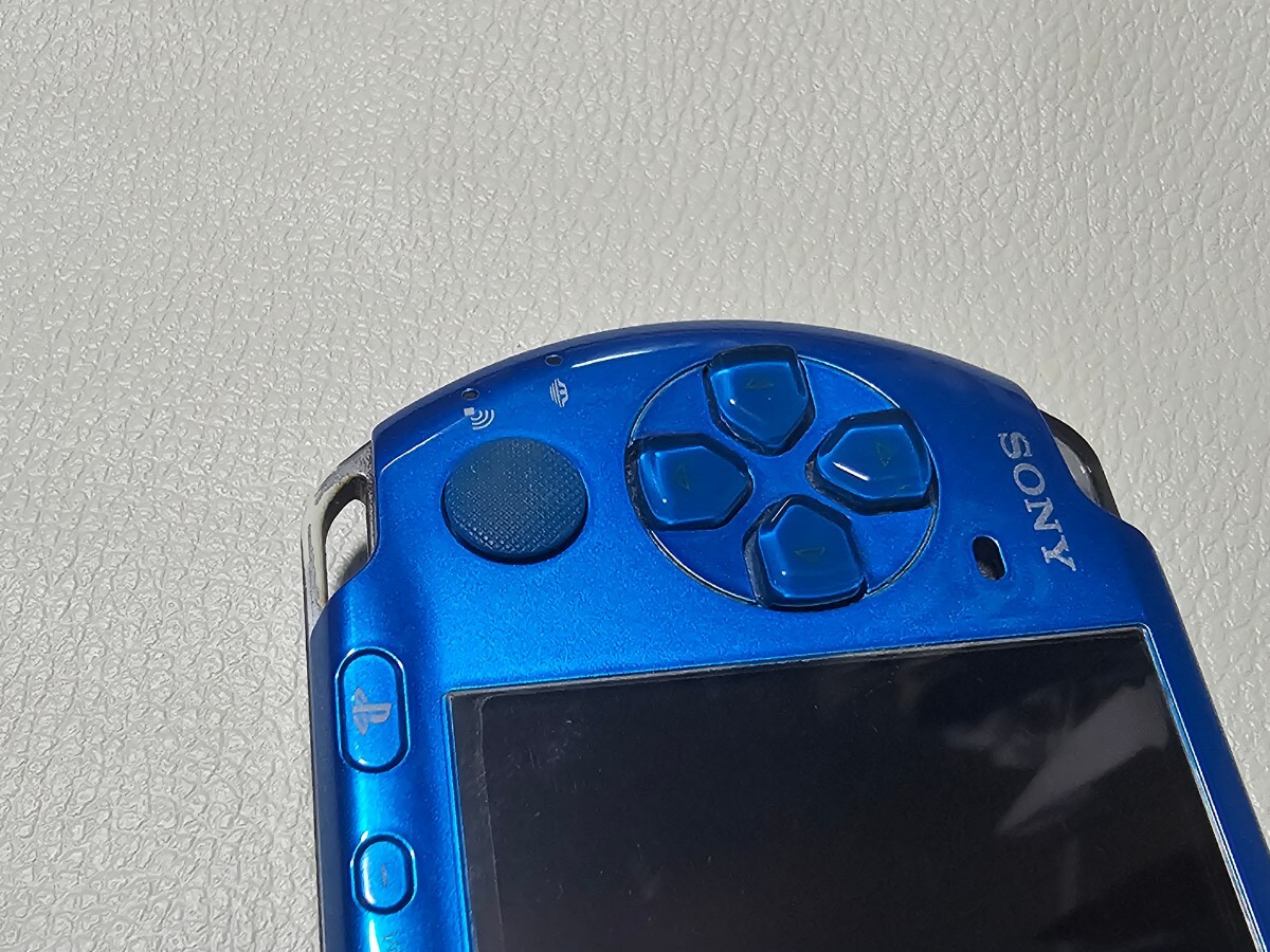 SONY　PSP　3000　プレイステーションポータブル　ブルー_画像5