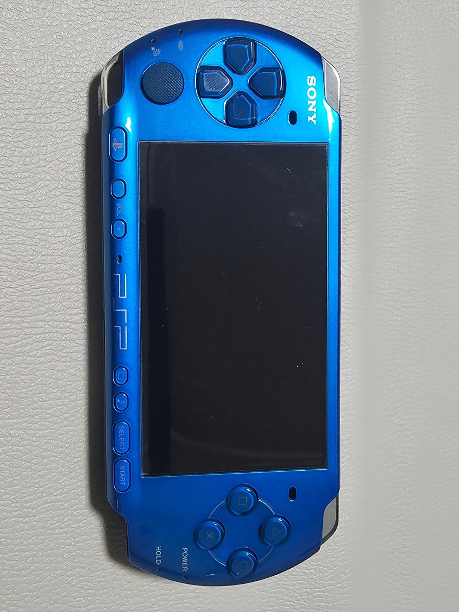 SONY　PSP　3000　プレイステーションポータブル　ブルー_画像1