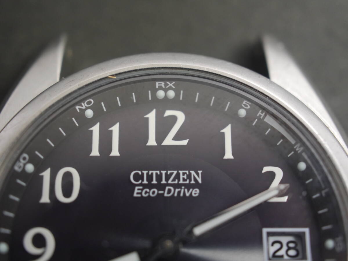 シチズン CITIZEN ラジオコントロール Eco-Drive 3針 デイト H415-S038278 男性用 メンズ 腕時計 x172_画像3