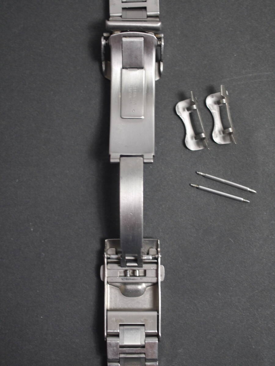 セイコー SEIKO 腕時計 ベルト 19mm チタン 男性用 メンズ 腕時計 x256の画像4