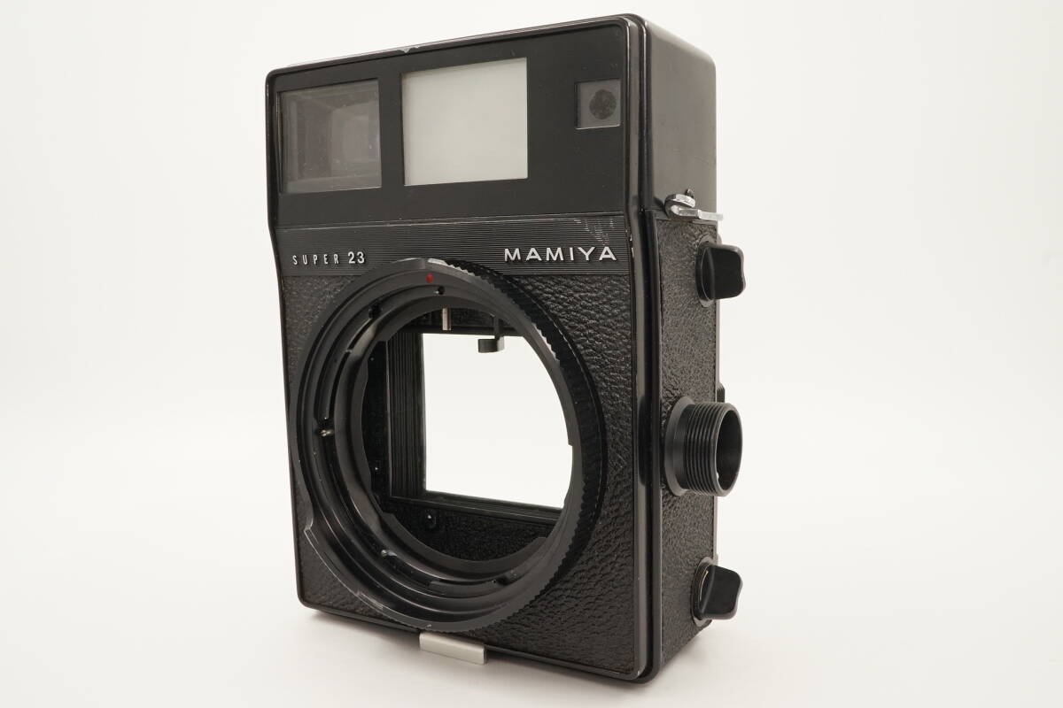 m-1●売り切り●Mamiya SUPER 23 ブラック●SEKOR 100mm F3.5●ロール フィルム ホルダー 6x7●マミヤ スーパー 23 ボディ セコール●現状_画像2