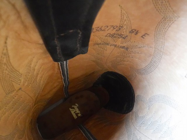 [ не использовался товар ] Tony Lama Tony Lama мужской ковбойские сапоги USA производства 8 1/2 E оттенок черного Vintage с биркой kau Boy [C0301]