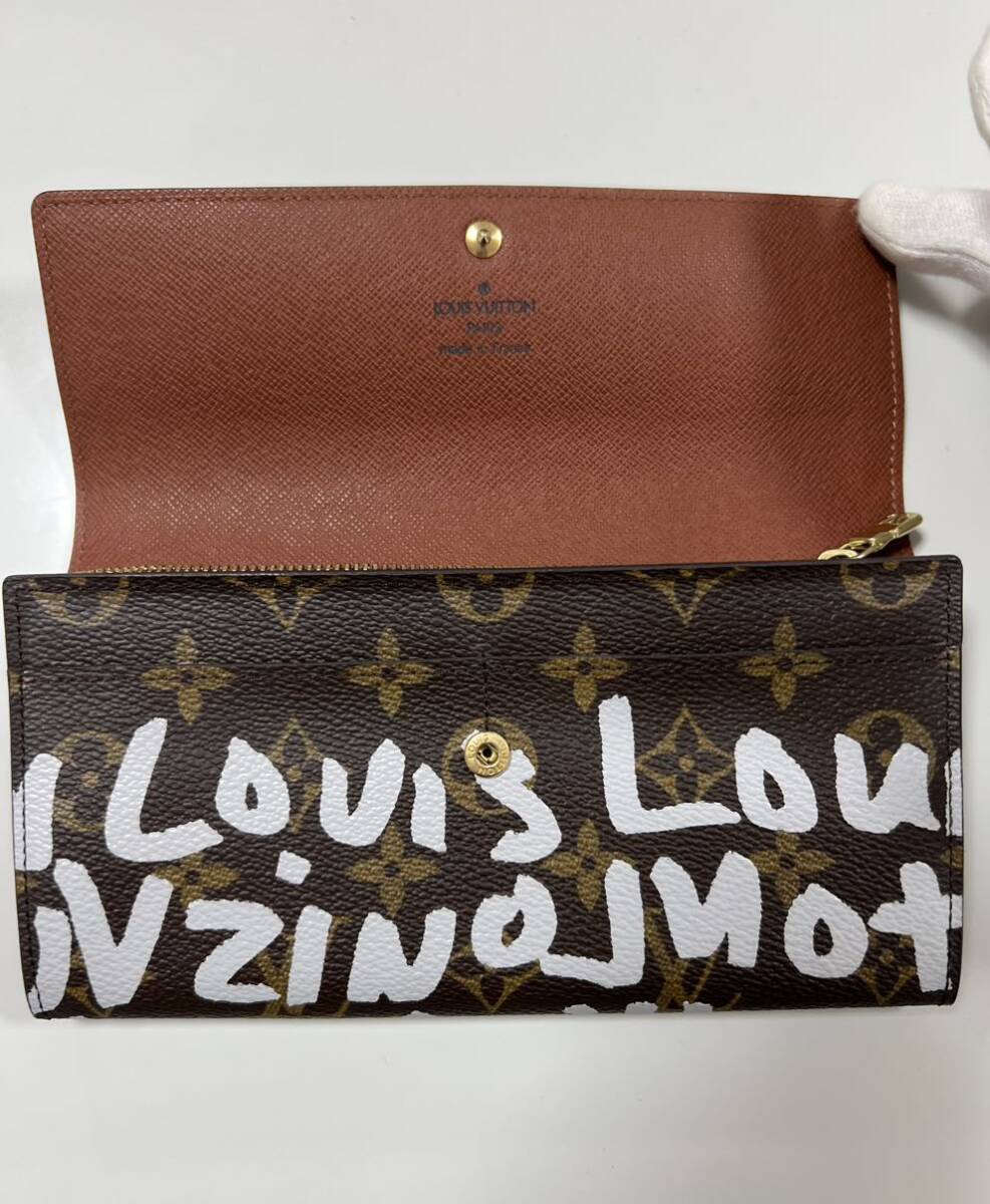 LOUIS VUITTON ルイヴィトン 長財布 モノグラム　グラフィティ　白　未使用　_画像5