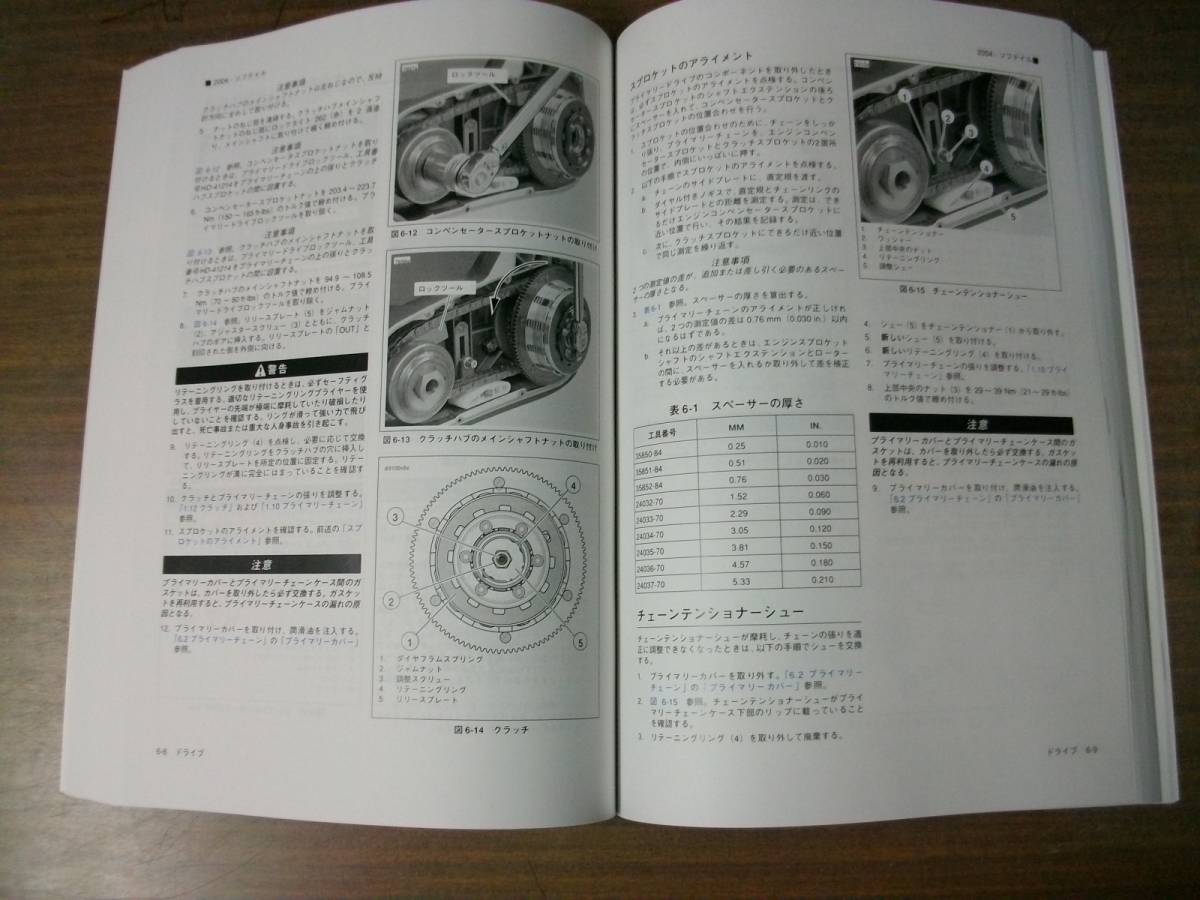 ２００４年　日本語版　ソフテール　サービスマニュアル_写真綺麗です。