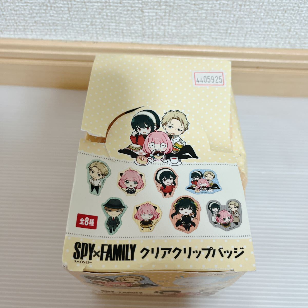 1円スタート 箱潰れあり 新品 SPY×FAMILY クリアクリップバッジ BOXキャラクター A-446_画像3