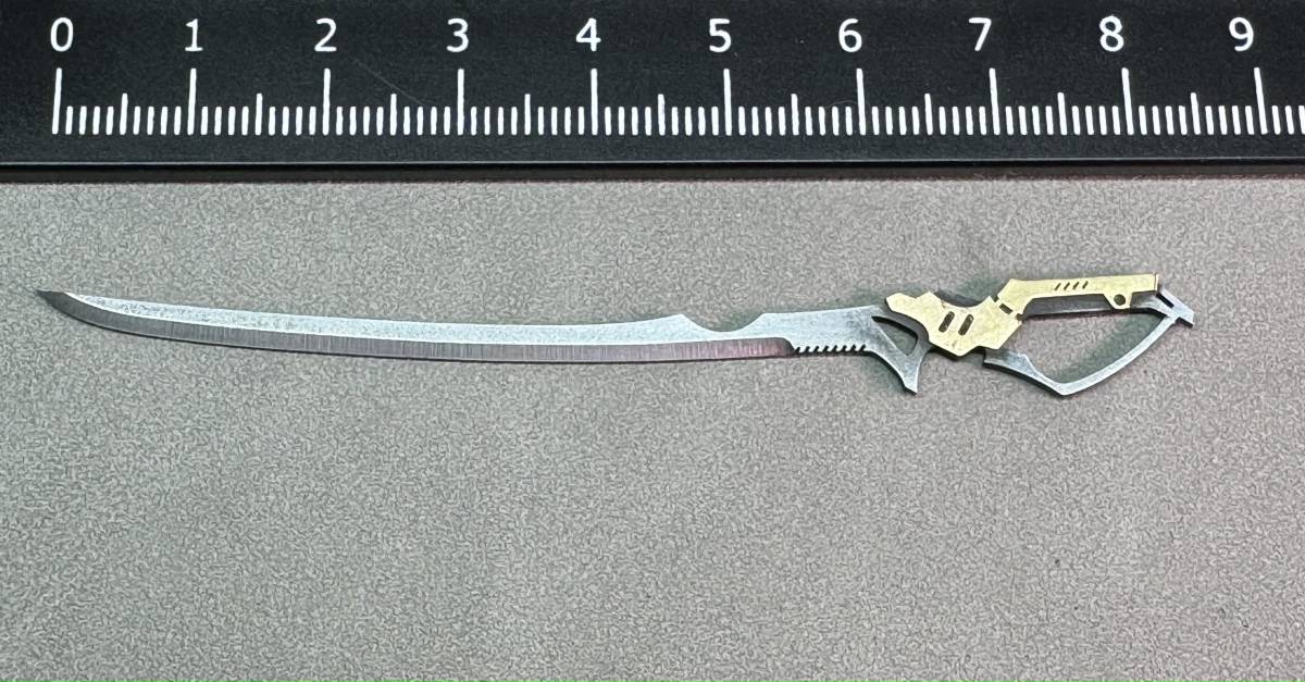 1/12スケール 武器 日本刀 武士刀 鉄製 軍刀 鞘なし JD60|Yahoo 1/12スケール 武器 日本刀 武士刀 鉄製 軍刀 鞘なし JD60|Yahoo