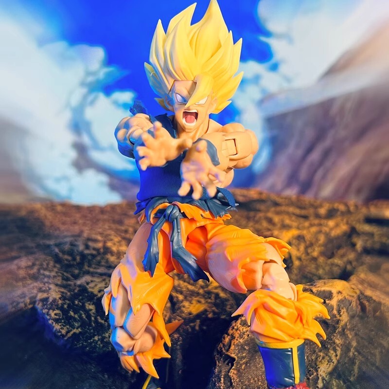 S.H.Figuarts スーパーサイヤ人孫悟空用戦闘服 ドラゴンボールCタイプ スーパーサイヤ人孫悟空-伝説のスーパーサイヤ人-_画像3