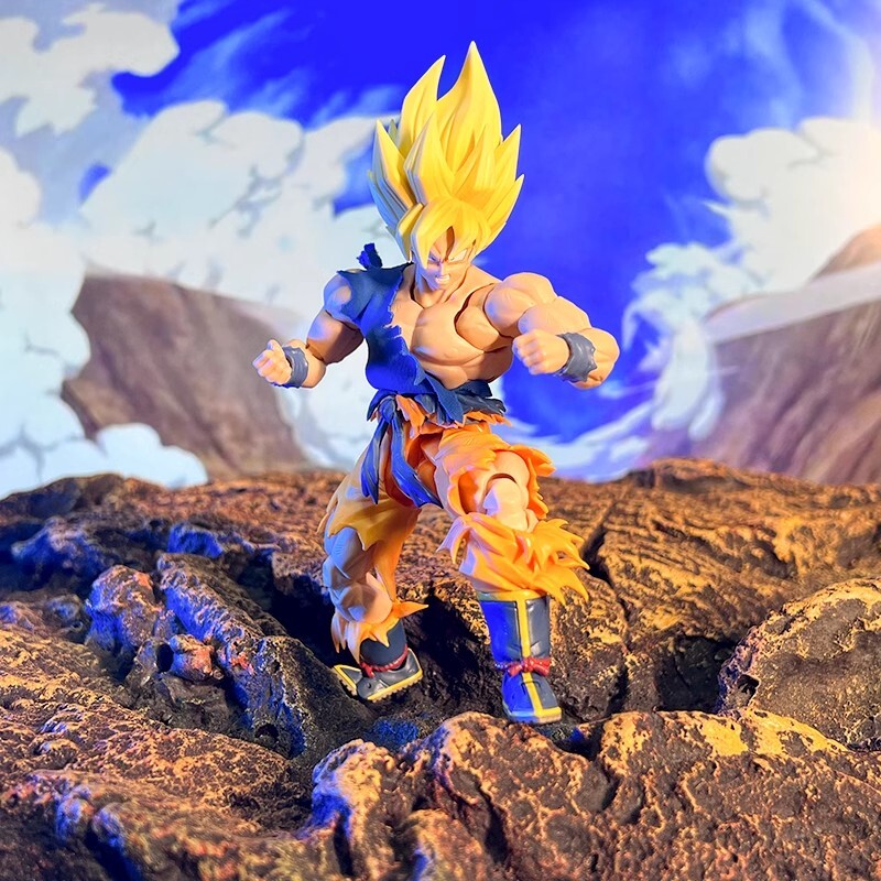 S.H.Figuarts スーパーサイヤ人孫悟空用戦闘服 ドラゴンボールCタイプ スーパーサイヤ人孫悟空-伝説のスーパーサイヤ人-_画像2