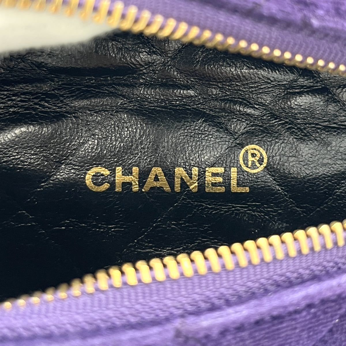  прекрасный товар CHANEL Chanel matelasse здесь Mark очарование велюр кручение цепь талия корпус сумка dD0302N