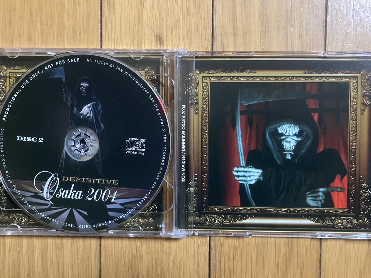 IRAN MAIDEN アイアンメイデン / DEFINITIVE OSAKA 2004 2CD ＋DVD THE VIDEO_画像4