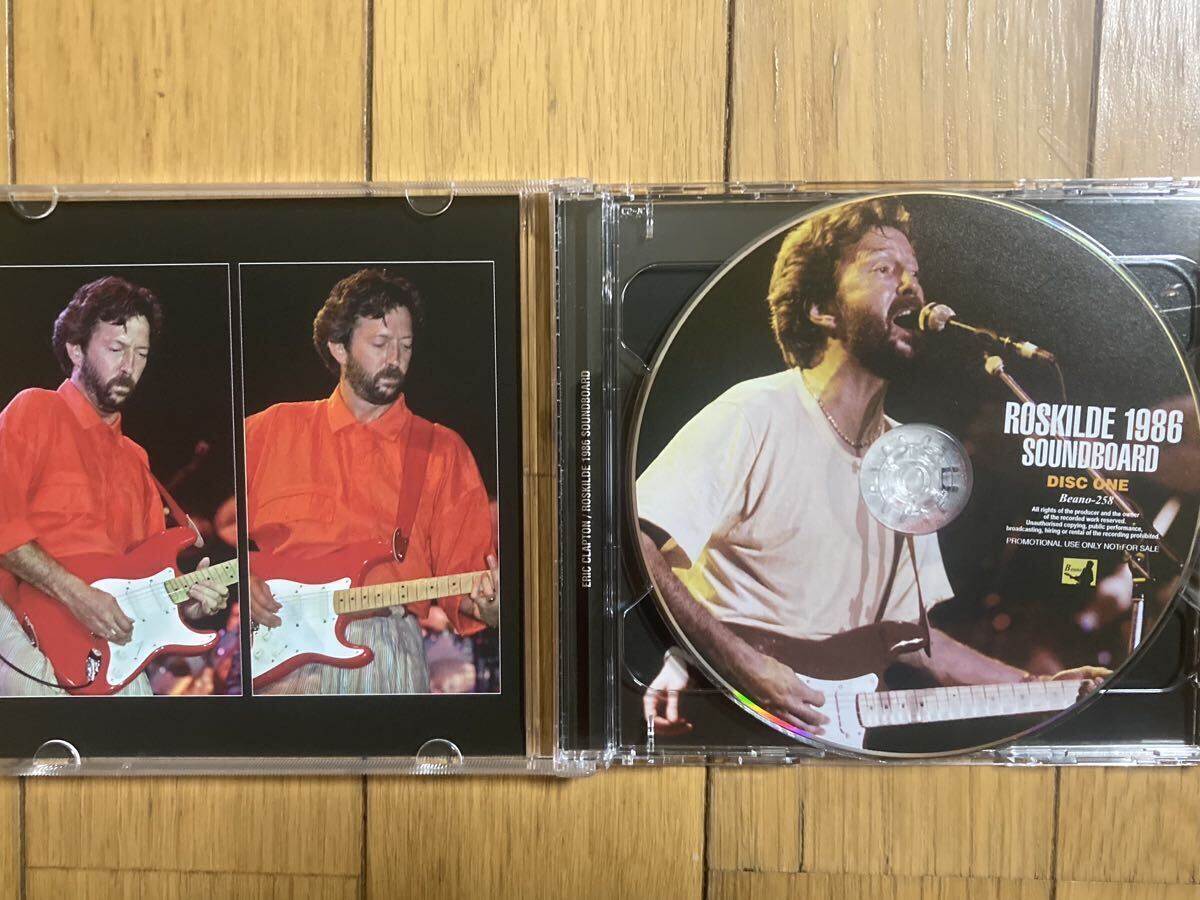 ERIC CLAPTON エリッククラプトン / ROSKILDE 1986 SOUNDBOARD 2CD フィルコリンズ ＋DVD ROSKILDE 1986の画像2