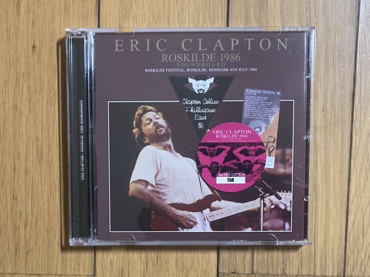 ERIC CLAPTON エリッククラプトン / ROSKILDE 1986 SOUNDBOARD 2CD フィルコリンズ ＋DVD ROSKILDE 1986の画像1