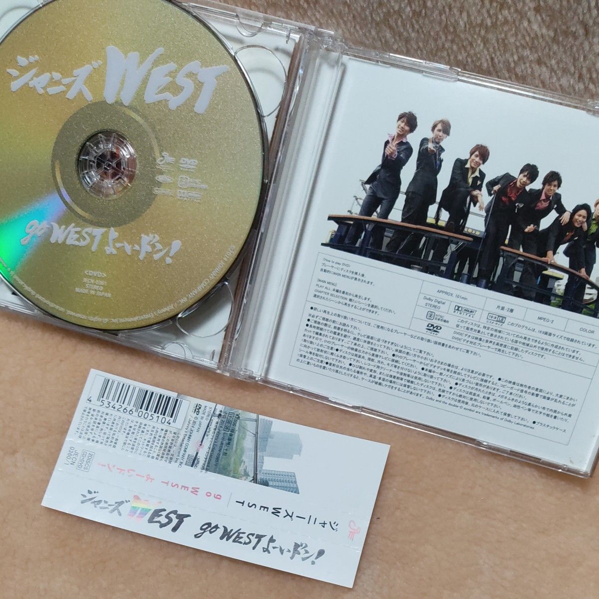 go WEST よーいドン! 初回盤 DVDつき ジャニーズWEST  CD アルバム WEST. JECN-0360/1 帯つき