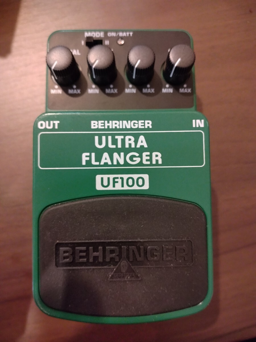 BEHRINGER UF100 フランジャー_画像1